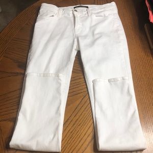 White jeans